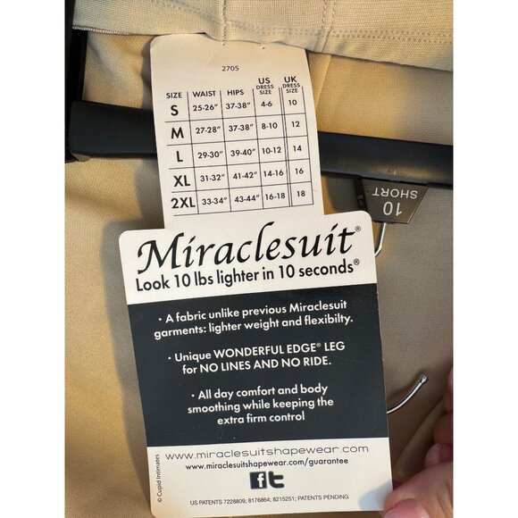 Miracle Suit Extra Control Size Large Nude Hi- Waisted Brief NWT $38 - Picture 3 of 5